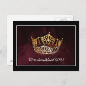 Aangepast Briefkaart voor pageant (Voorkant / Achterkant)