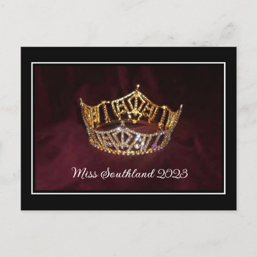 Aangepast Briefkaart voor pageant (Voorkant)