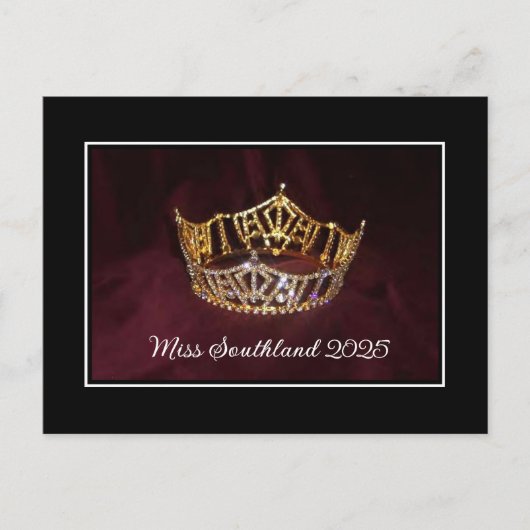 Aangepast Briefkaart voor pageant (Voorkant)