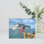 Aangepast Briefkaart voor SailAway (Staand voorkant)