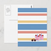 Aangepast briefkaart voor Summer Fun (Voorkant / Achterkant)