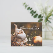 Aangepast briefkaart voor wintergroet (Staand voorkant)