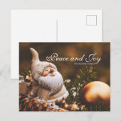 Aangepast briefkaart voor wintergroet (Voorkant / Achterkant)