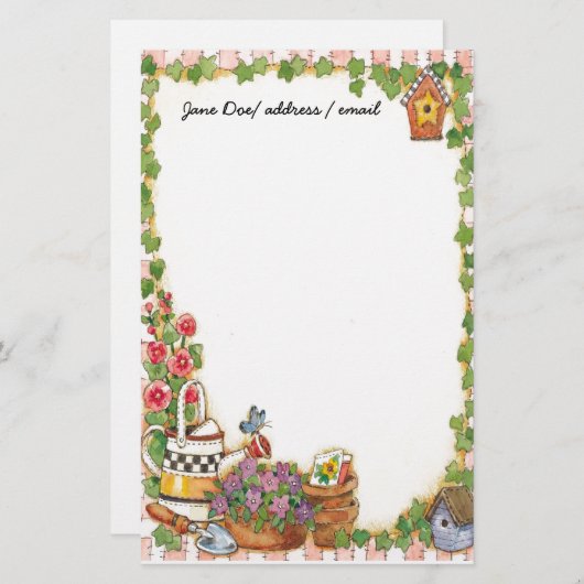 Aangepast Briefpapier (Voorkant / Achterkant)