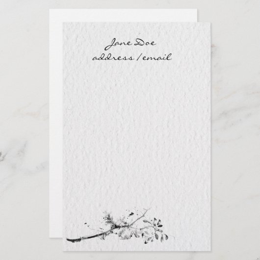 Aangepast Briefpapier (Voorkant / Achterkant)