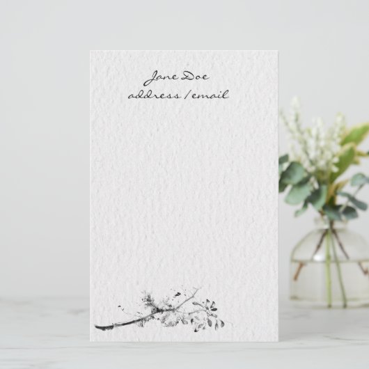 Aangepast Briefpapier (Staand voorkant)