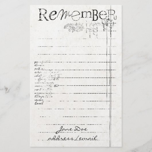 Aangepast Briefpapier (Voorkant)