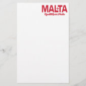 Aangepast briefpapier MALTA (Voorkant)