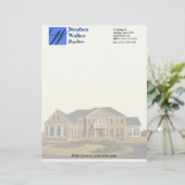 Aangepast Briefpapier onroerend goed Briefhoofd (Staand voorkant)