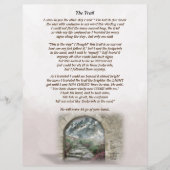 Aangepast Briefpapier trail papier (Voorkant)