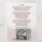 Aangepast Briefpapier trail papier (Voorkant / Achterkant)