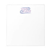 Aangepast briefpapier van Notepad Stationery Compa Notitieblok (Voorkant)