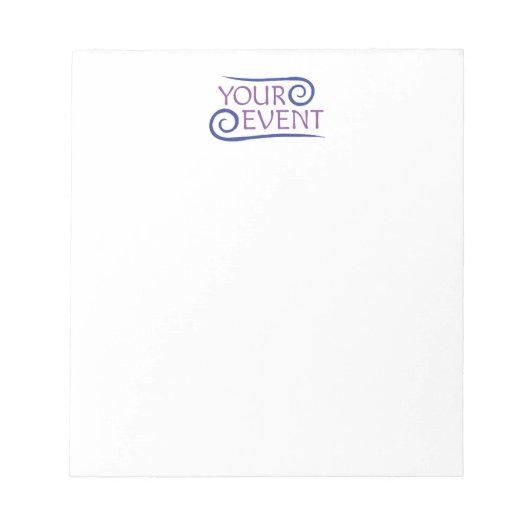 Aangepast briefpapier van Notepad Stationery Compa Notitieblok (Voorkant)