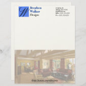 Aangepast Briefpapier voor intern ontwerp Persoonlijk Briefhoofd (Voorkant / Achterkant)