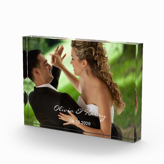 Aangepast bruiloft fotoblok (Rechts)