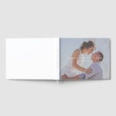 Aangepast bruiloft-gastboek met foto gastenboek (Volledig)