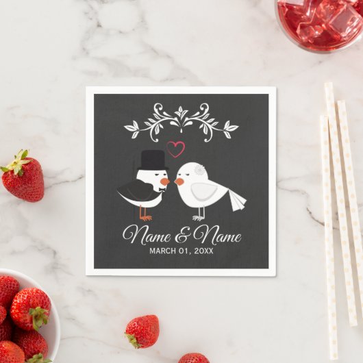 Aangepast bruiloft Napkin Servet (Insitu)