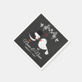 Aangepast bruiloft Napkin Servet (Hoek)