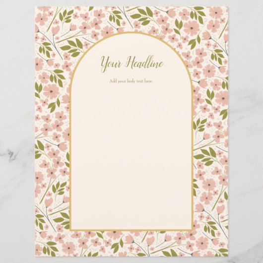 Aangepast bruiloft op touw en roze Floral (Voorkant)