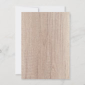 Aangepast bruin hout, blikbord Elegant Blank (Voorkant)