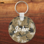 Aangepast bruin rubberen Sleutelhanger (Voorkant)