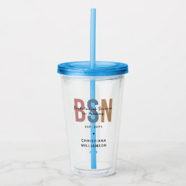 Aangepast BSN-bachelor voor wetenschap in verpleeg Acryl Drinkbeker