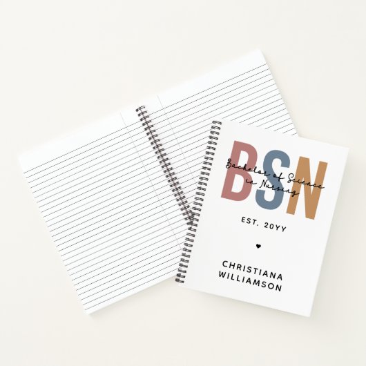 Aangepast BSN-bachelor voor wetenschap in verpleeg Notitieboek (Binnen)