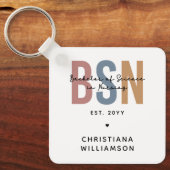 Aangepast BSN-bachelor voor wetenschap in verpleeg Sleutelhanger (Voorkant)