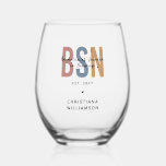 Aangepast BSN-bachelor voor wetenschap in verpleeg Wijnglas Zonder Voet<br><div class="desc">BSN Bachelor of Science in Nursing Personalized Nursing School Afstuderen Gifts!</div>