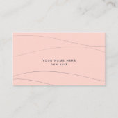 Aangepast budget Moderne Abstracte golven Visiteka Informatiekaartje (Voorkant)