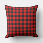 Aangepast Buffalo Houthakker Plaid Ruitpatroon Buitenkussen (Achterkant)