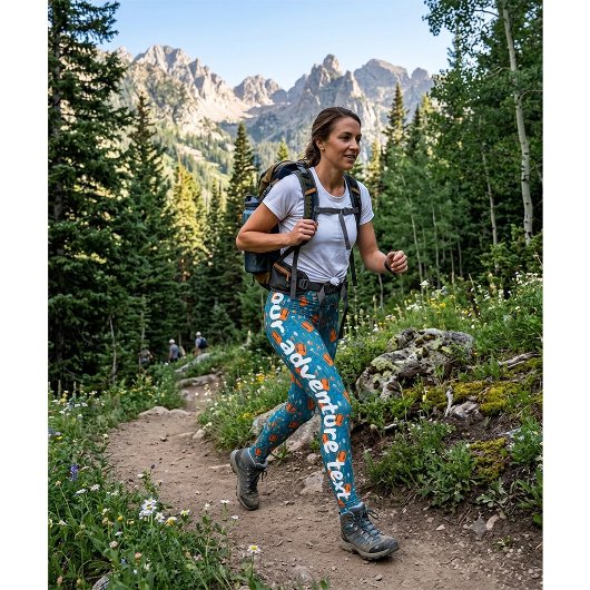 Aangepast Buitenrecreatiepatroon Leggings