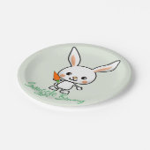 Aangepast Bunny Kawaii Papieren Bordje (Gekanteld)