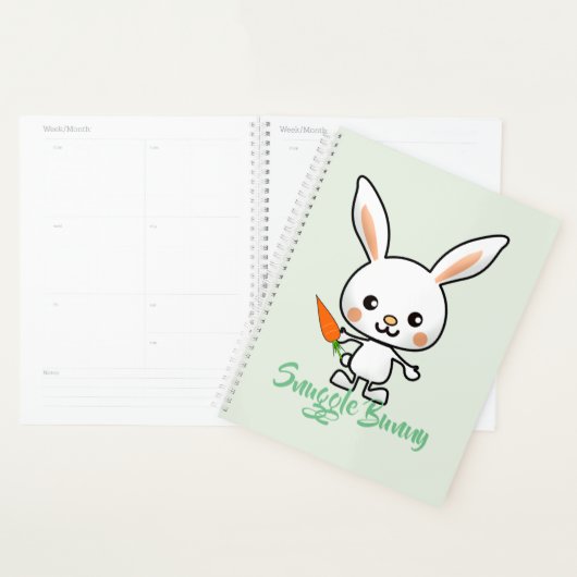 Aangepast Bunny Kawaii Planner (Display)