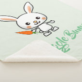 Aangepast Bunny Kawaii Sherpa Deken (3/4)