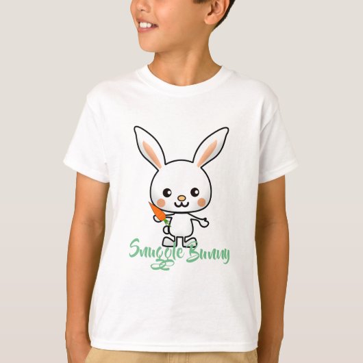 Aangepast Bunny Kawaii T-shirt (Voorkant)