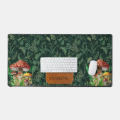 Aangepast bureaumat met paddestoelenbos | Botanisc (Keyboard & Muis)