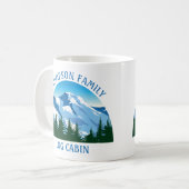 Aangepast cabine Blue Mountain Colorado Home Koffiemok (Voorkant links)