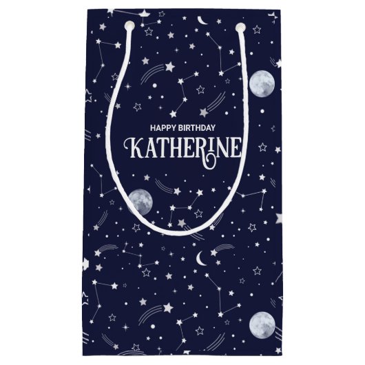 Aangepast cadeau - Celestial minimalistisch Collec Klein Cadeauzakje (Voorkant)