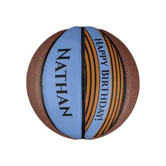 Aangepast cadeau! Fun Birthday basketbal (Verticaal)