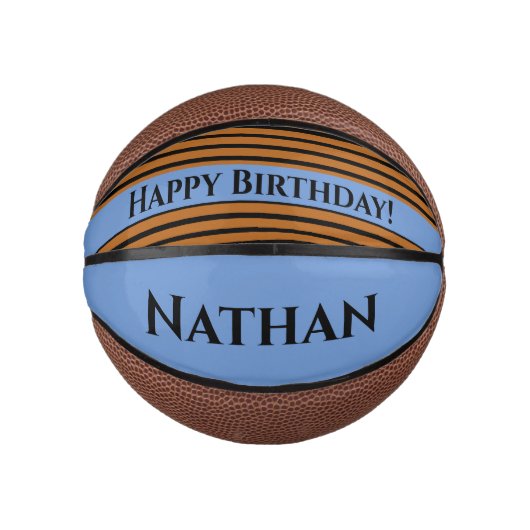 Aangepast cadeau! Fun Birthday basketbal (Voorkant)