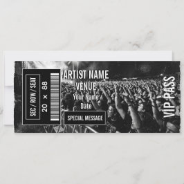 Aangepast cadeau-idee voor concertkaartje doe-het- kaart