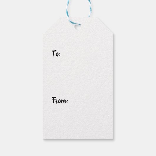 Aangepast cadeau-Label Cadeaulabel (Achterkant)