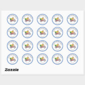 Aangepast cadeau van de Kerstman Sticker voor Kind (Vel)