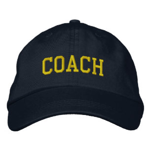 Aangepast cadeau voor coach geborduurde pet