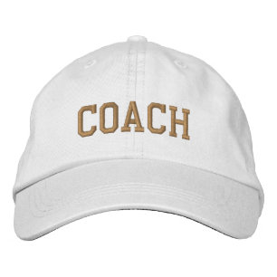 Aangepast cadeau voor coach geborduurde pet