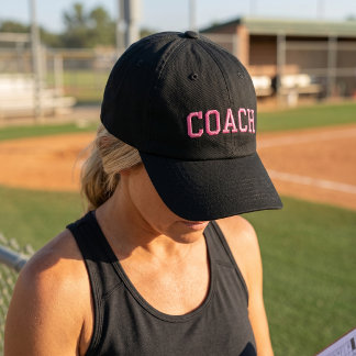 Aangepast cadeau voor coach geborduurde pet
