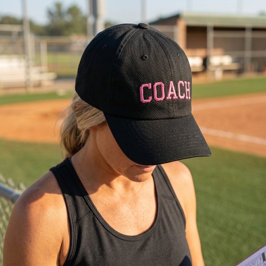 Aangepast cadeau voor coach geborduurde pet