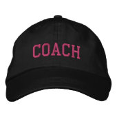 Aangepast cadeau voor coach geborduurde pet (Voorkant)