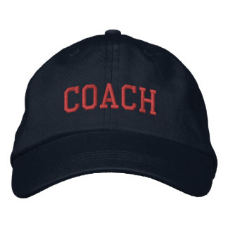 Aangepast cadeau voor coach geborduurde pet